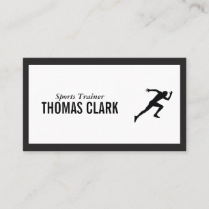 Sprinter Health Fitness Trainer Business Card