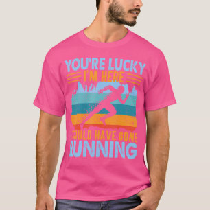 Sprinter Track And Field Runner Running Jogging Cl T-Shirt