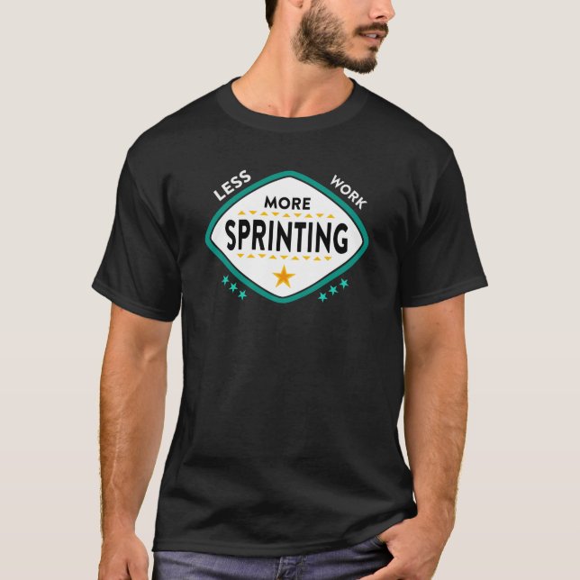 Sprinting Design for a Sprinter T-Shirt (Front)