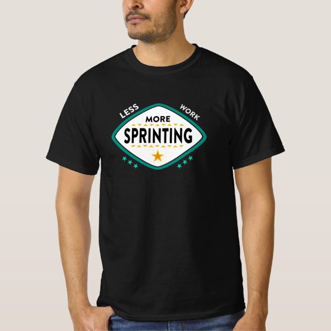 Sprinting Design for a Sprinter T-Shirt (Front)