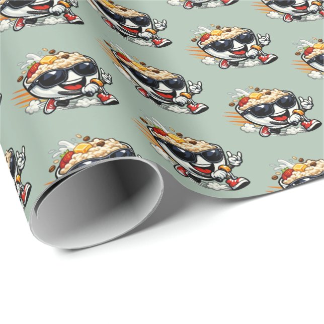 Sprinting Porridge Wrapping Paper (Roll Corner)