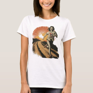 Sprinting Through Dusty Trails T-Shirt