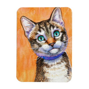 Sprite Tabby Cat Magnet