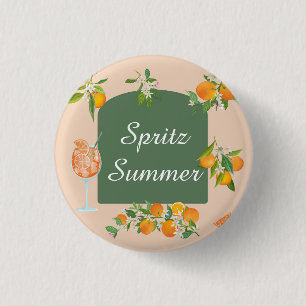 Spritz Summer Birthday 3 Cm Round Badge