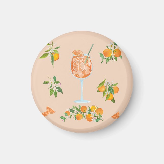Spritz Summer Birthday Magnet (Front)