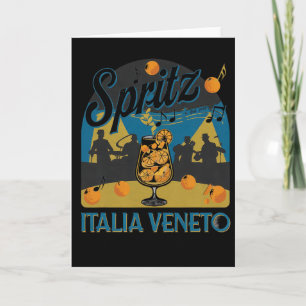 Spritz Veneto Italia Vintage Orange Wine Tail 5 Card