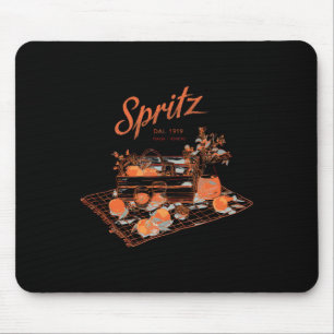 Spritz Veneto Italia Vintage Orange Wine Tail Mouse Mat