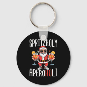 Spritzholy Aperoholi - Santa Aperitif Funny Spritz Key Ring