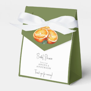 Spritzing it Up! Oranges Shower  Favour Box