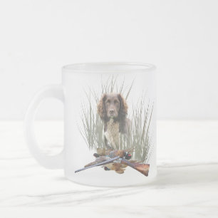 Sprocker Spaniel Tapestry Poster Triptych Acrylic Frosted Glass Coffee Mug