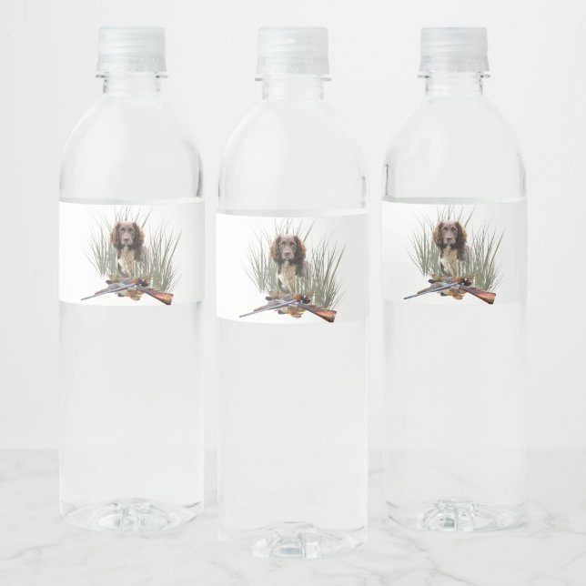 Sprocker Spaniel  Water Bottle Label (Bottles)