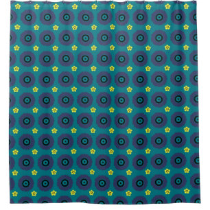 Sprocket Spring Custom Colour Shower Curtain