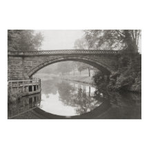 Sprotbrough bridge, River Don vintage photo
