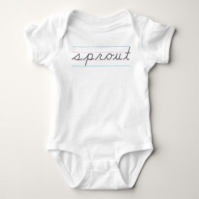 sprout baby bodysuit (Front)