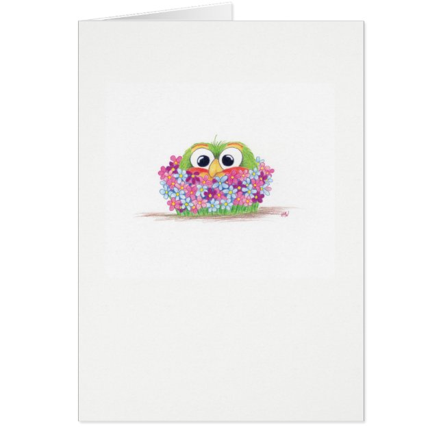 Sprout Bouquet blank card (Front)