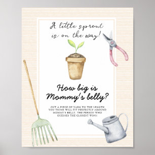 Sprout - how big is mummy's belly game poster