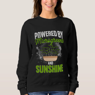 Sprout Kale Eat Greens Vegetable Urban Farming Mic Sweatshirt