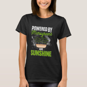 Sprout Kale Eat Greens Vegetable Urban Farming Mic T-Shirt