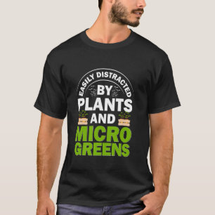 Sprout Kale Eat Greens Vegetable Urban Farming Mic T-Shirt