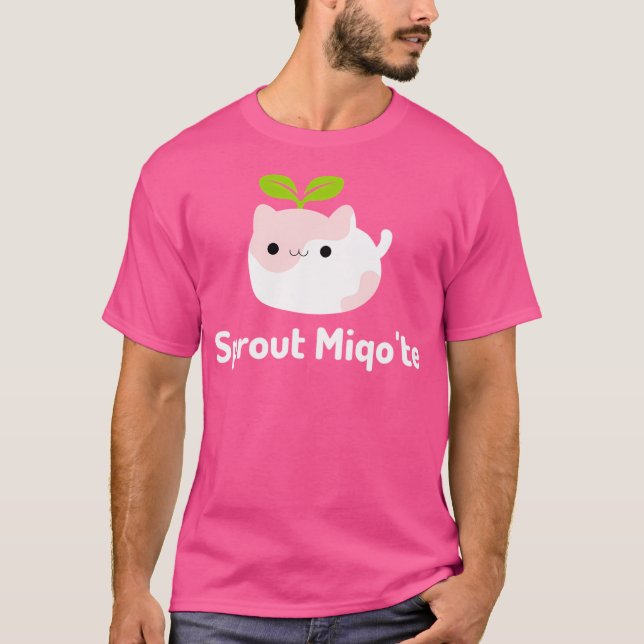 Sprout Miqo'Te Ffxiv T-Shirt (Front)