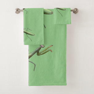 Sprout Praying Mantis Bath Towel Set