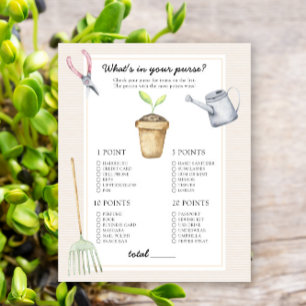 Sprout - What's in your purse baby shower game