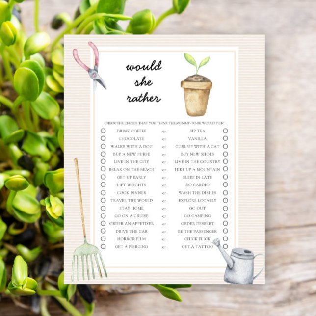 Sprout Would She Rather Baby Shower Game (Creator Uploaded)