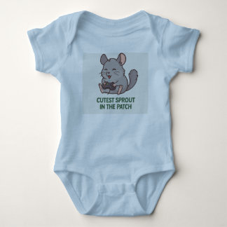 Sprouting Cuddles – Cosy Chinchilla Baby bodysuit