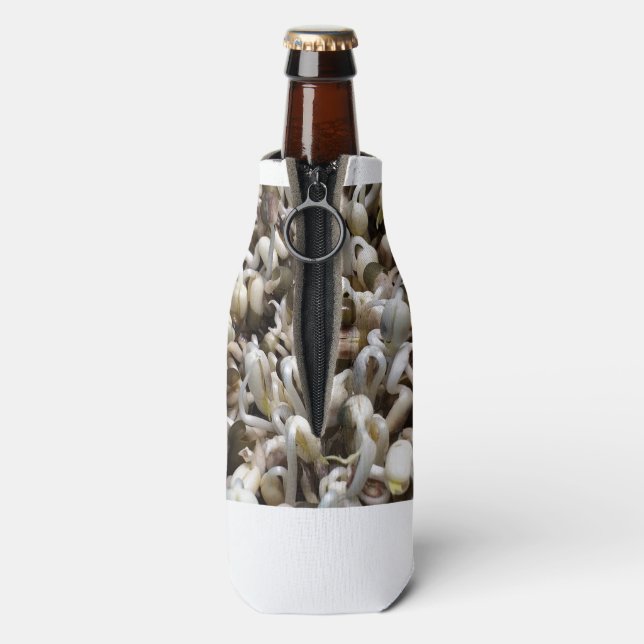 Sprouting Mung Beans Bottle Cooler (Bottle Back)