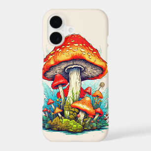 Sprouting Wild Forest Mushrooms