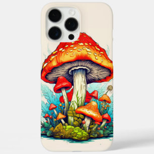 Sprouting Wild Forest Mushrooms iPhone 16 Pro Max Case