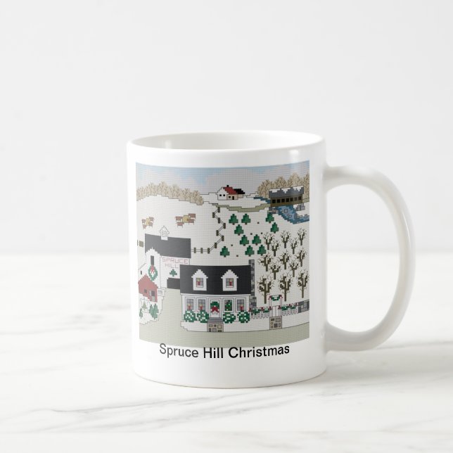 Spruce Hill Christmas Coffee Mug (Right)
