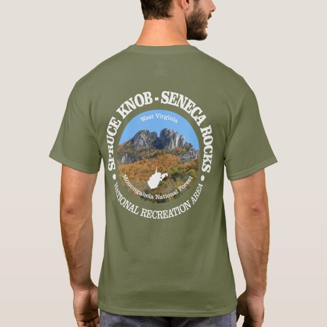 Spruce Knob - Seneca Rocks NRA T-Shirt (Back)