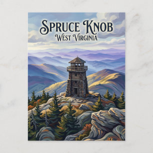 Spruce Knob West Virginia Postcard