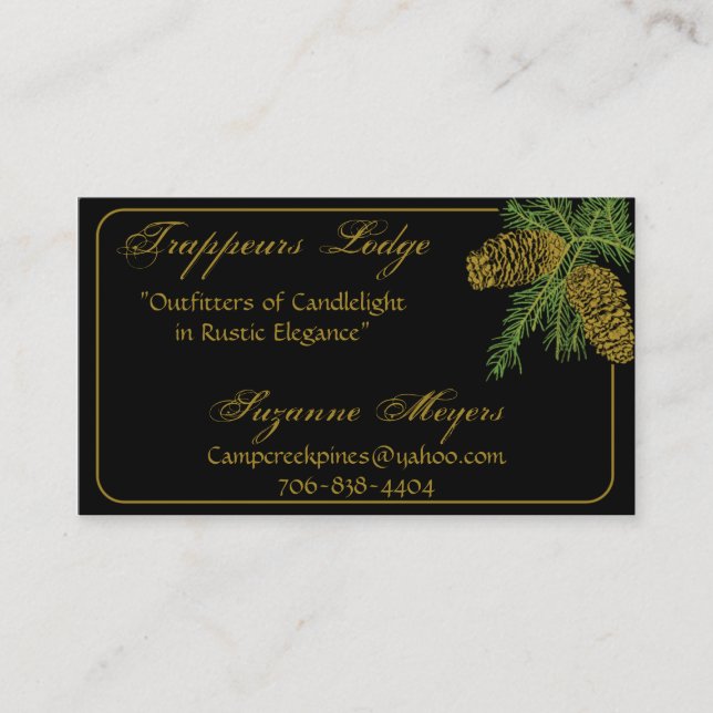 Spruce Pine Cone Business Card v5 (Front)