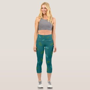 Spruce Twigs - Scent of a forest Capri Leggings