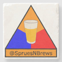 @SpruesNBrews Armoured Division Premium Coaster