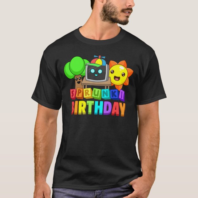Sprunki Birthday T-Shirt (Front)