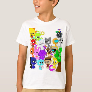 Sprunki Group! Simon Oren Funbot Pinki Wenda T-Shirt