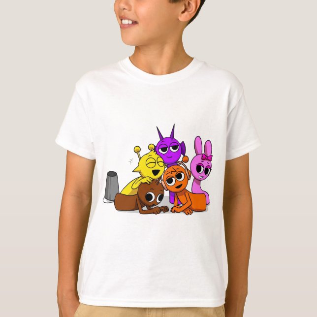 Sprunki - Simon Brud Oren Durple T-Shirt (Front)