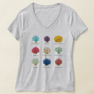 SPS Coral ID Vintage Botanical Illustration Tee