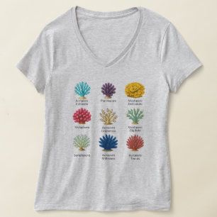 SPS Coral ID Vintage Botanical Tee Shirt