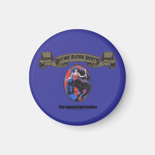 SPS Equestrian Vaulter Magnet (Front)