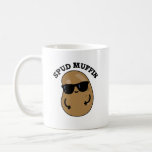 Spud Muffin Funny Potato Pun  Coffee Mug<br><div class="desc">Spud Muffin Funny Potato Pun features a cute potato looking like a real cool stud. Perfect pun gift for family and friends who love cute potato puns.</div>