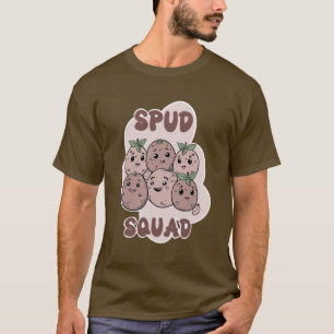 Spud Squad funny group potato T-Shirt