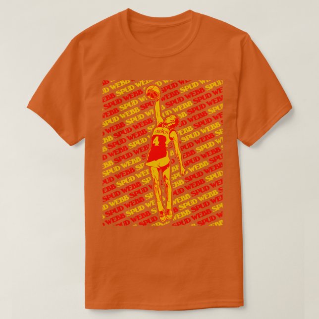 Spud Webb T-Shirt (Design Front)