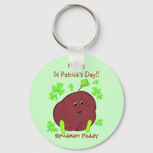 Spudman Paddy St Patrick's Day keychain