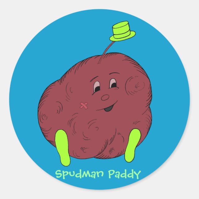 Spudman Paddy sticker (Front)