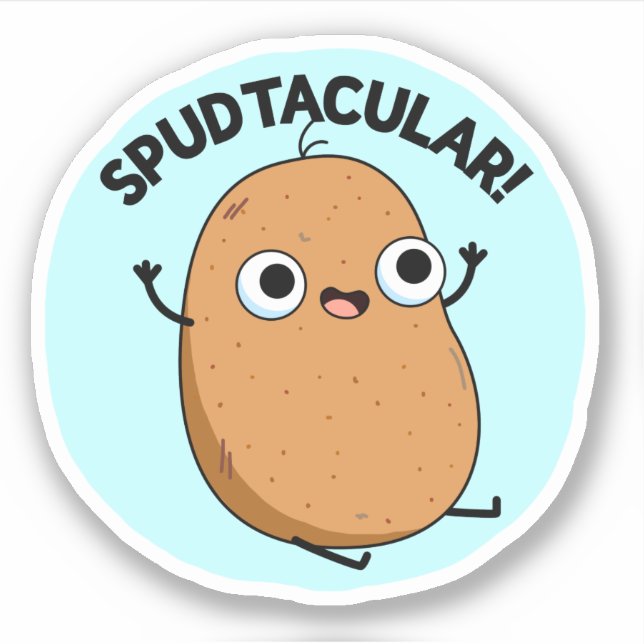 Spudtacular Funny Potato Pun  (Front)