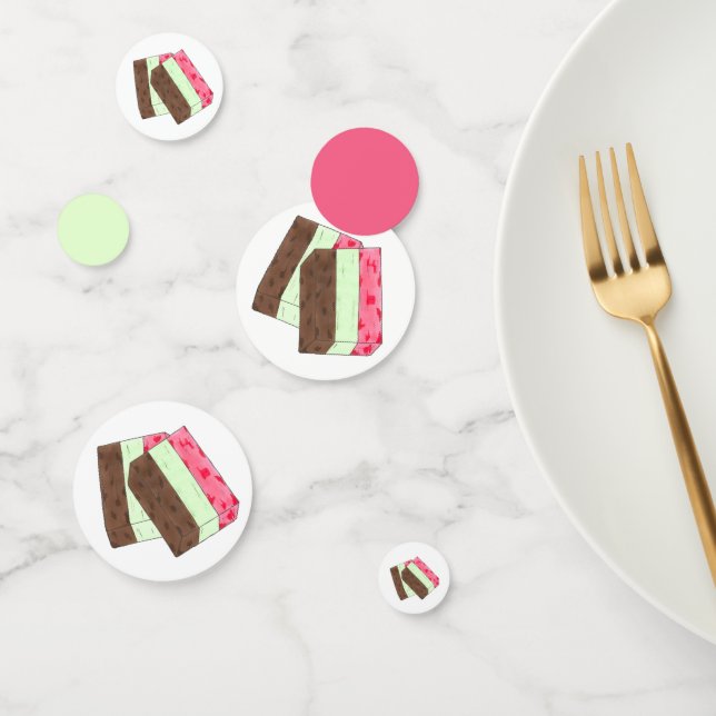 Spumoni Italian Gelato Ice Cream Dessert Spumone Confetti (Group)